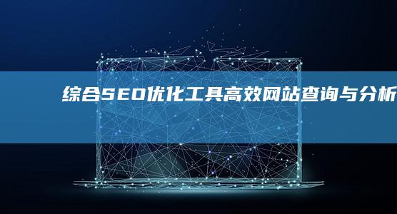 综合SEO优化工具：高效网站查询与分析助手